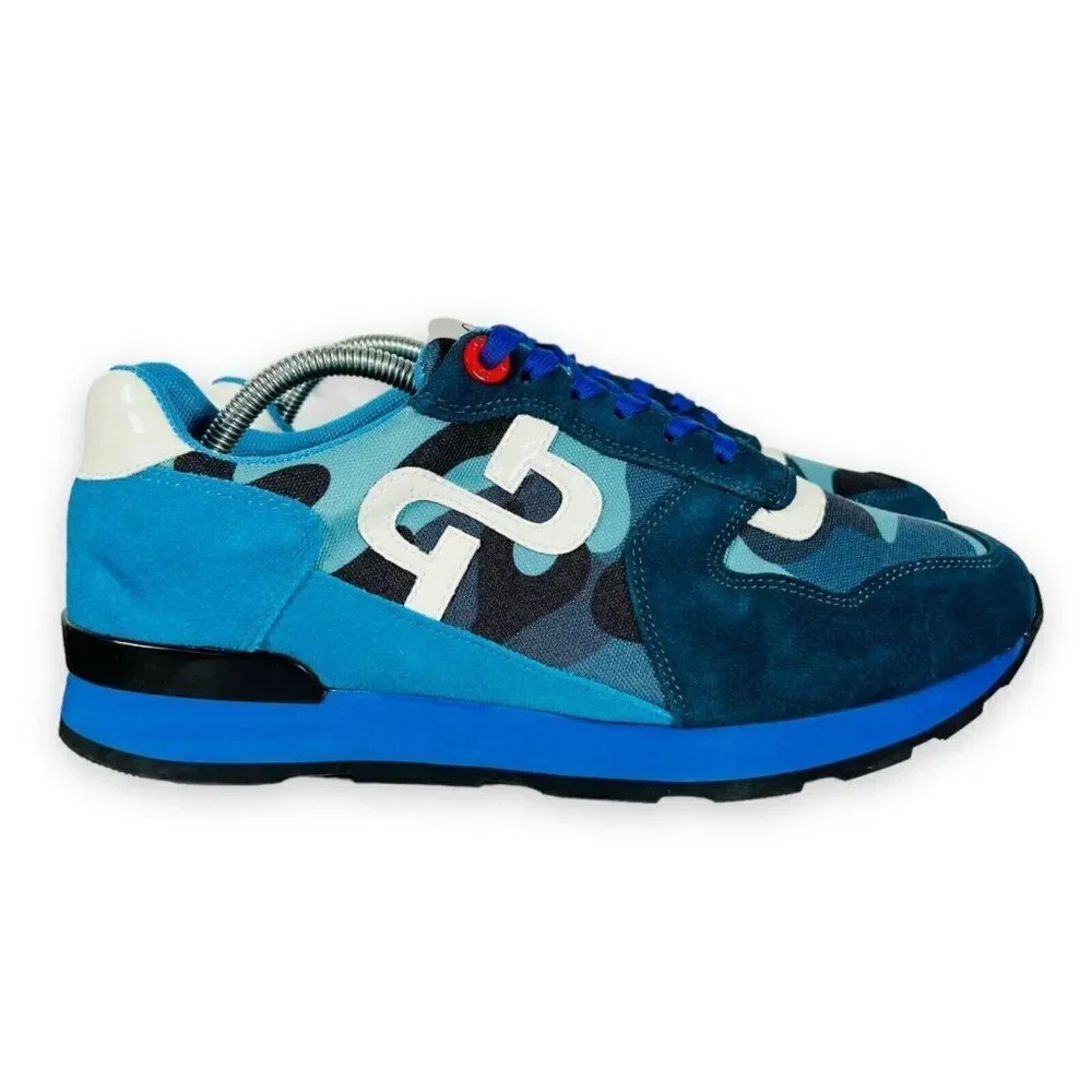 OPP France Lace-up Paint Sneakers 